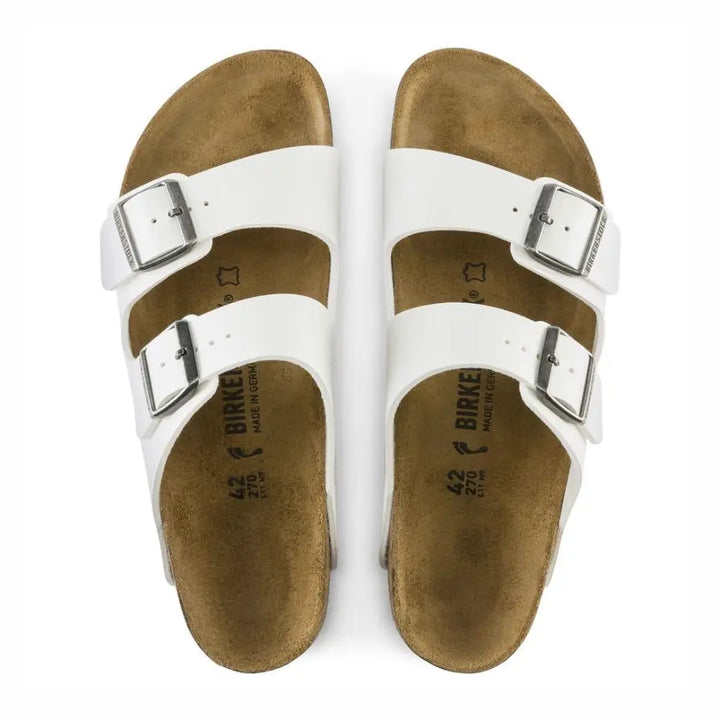 Birkenstock Arizona BS כפכפי בירקנשטוק לאישה לבן