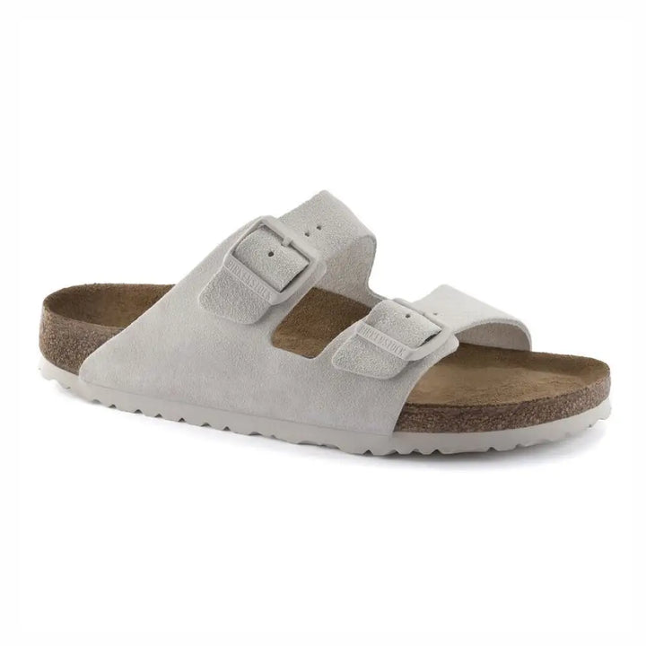 Birkenstock Arizona BS כפכפי בירקנשטוק לאישה זמש אפור