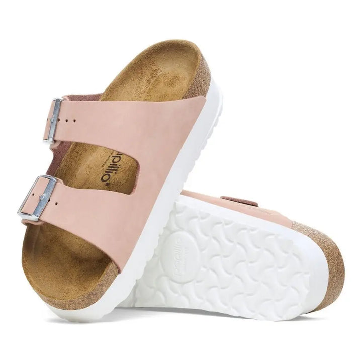 Birkenstock Arizona Papillio Flex Platform כפכפי בירקנשטוק ורודות לנשים בשיתוף פעולה עם פפיליו