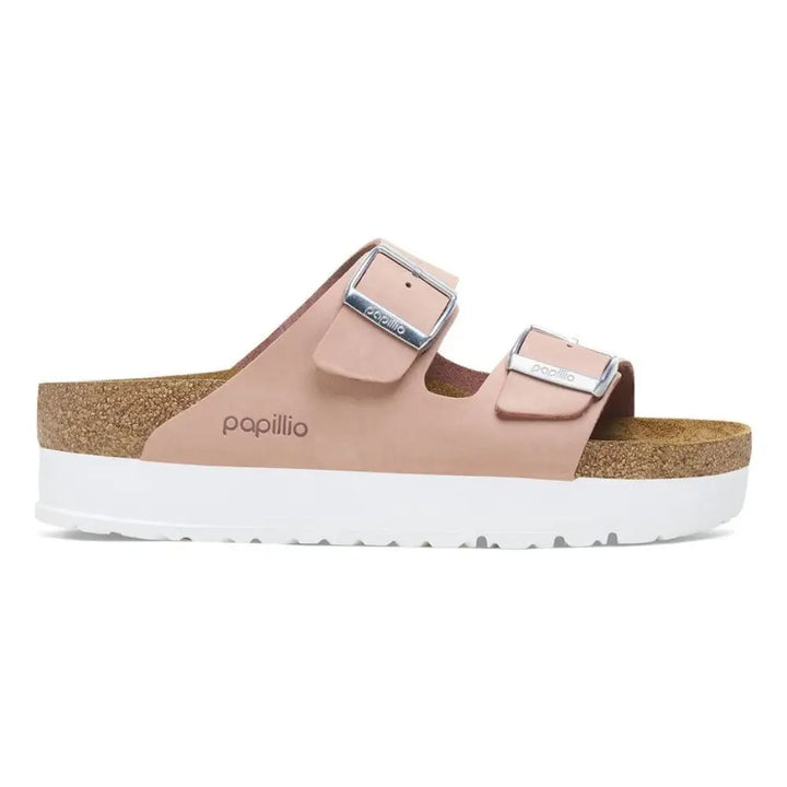 Birkenstock Arizona Papillio Flex Platform כפכפי בירקנשטוק ורודות לנשים בשיתוף פעולה עם פפיליו