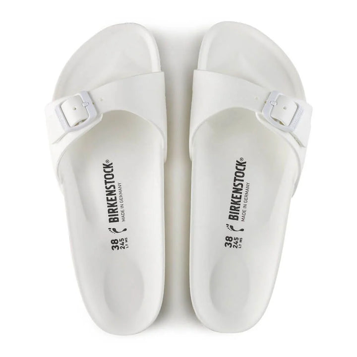 Birkenstock Madrid EVA | כפכפי סלייד לאישה | לבן