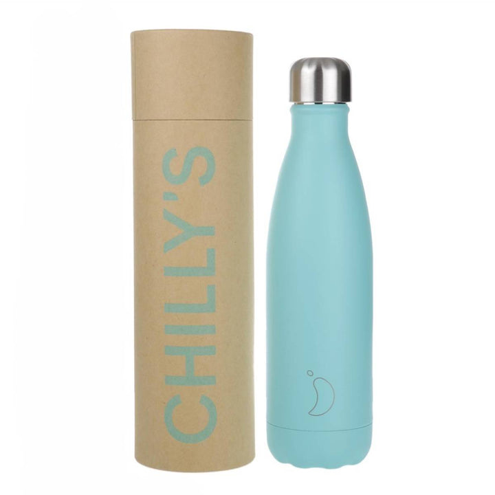 Chilly's Bottles Green Pastel 500ml בקבוק מים רב פעמי