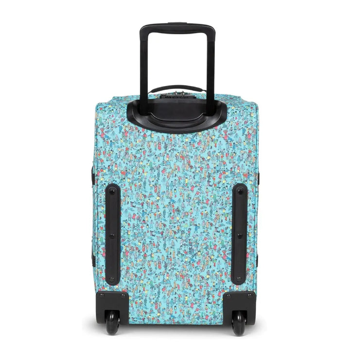 Eastpak Tranverz S Wally Pattern Blue מזוודת טרולי