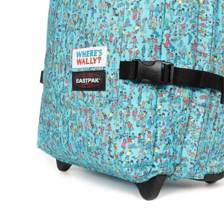 Eastpak Tranverz S Wally Pattern Blue מזוודת טרולי