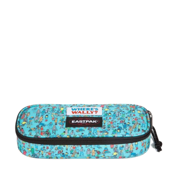 Eastpak Oval Single Wally Pattern Blue קלמר איסטפק