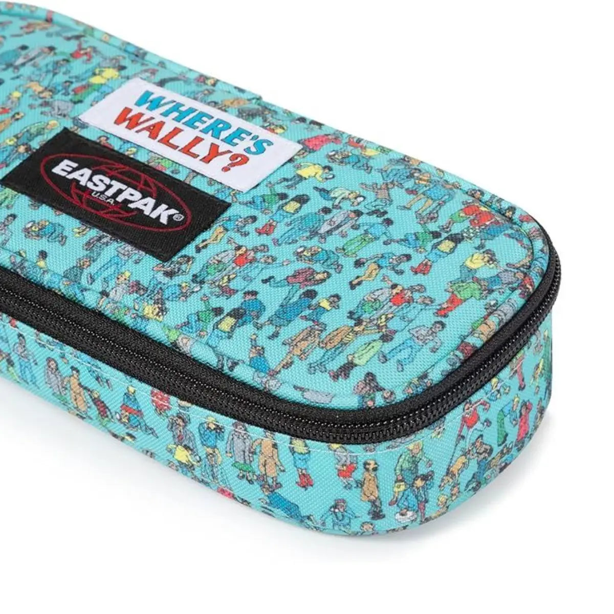 Eastpak Oval Single Wally Pattern Blue קלמר איסטפק