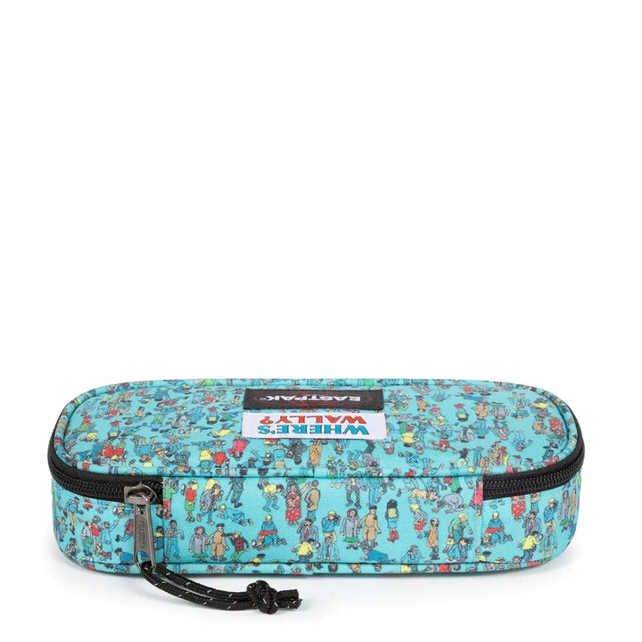 Eastpak Oval Single Wally Pattern Blue קלמר איסטפק