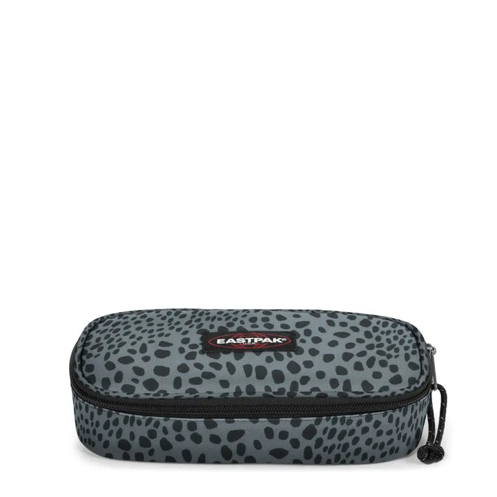 Eastpak Oval Single Funky Cheetah קלמר איסטפק אפור מנומר