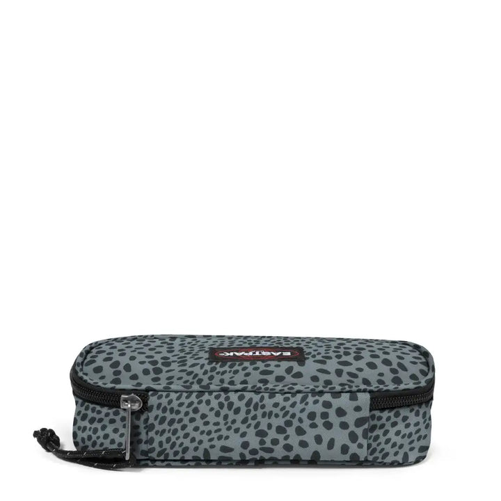 Eastpak Oval Single Funky Cheetah קלמר איסטפק אפור מנומר