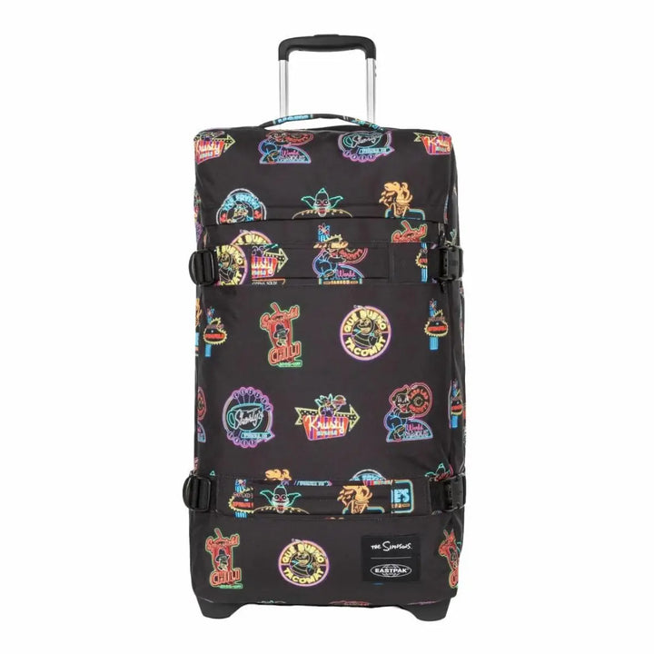 Eastpak Transit'r L Simpsons Neon Print מזוודה גדולה