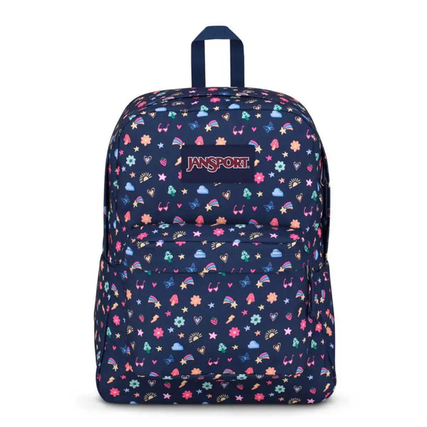 Jansport Superbreak One תיק גב ג'נספורט כחול איורים