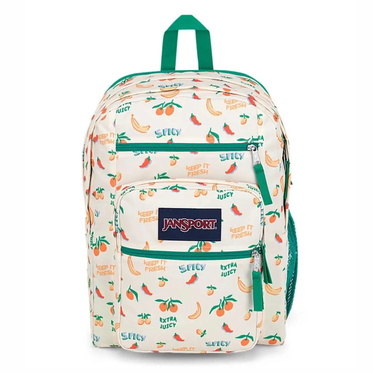 Jansport Big Student Five A Day Cream תיק גב ג'נספורט ללפטופ 15"