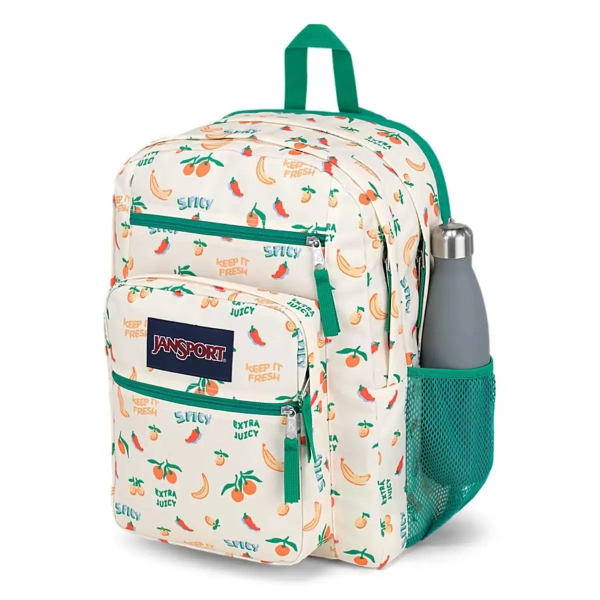 Jansport Big Student Five A Day Cream תיק גב ג'נספורט ללפטופ 15"