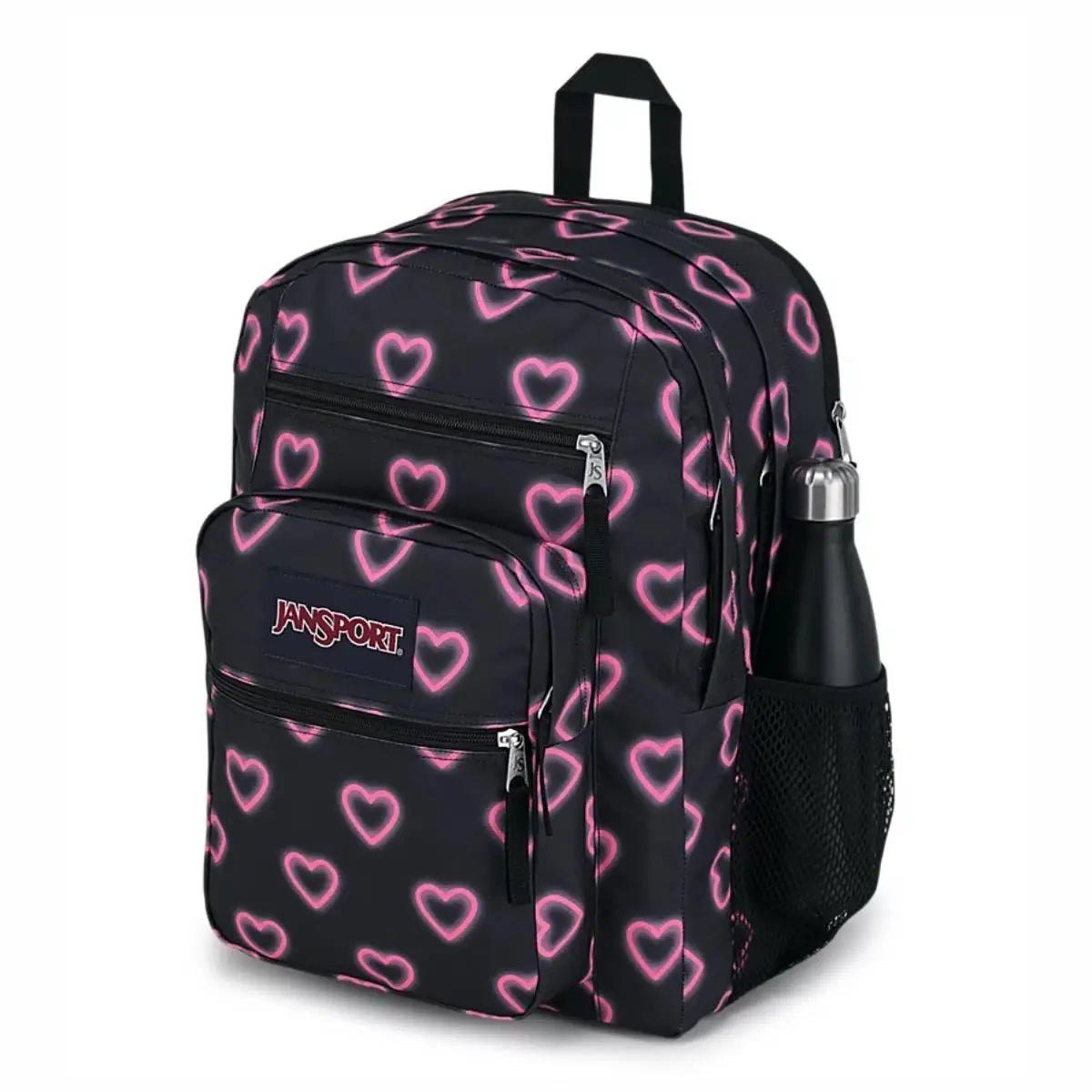 Jansport Big Student Happy Hearts תיק גב ג'נספורט ללפטופ 15"