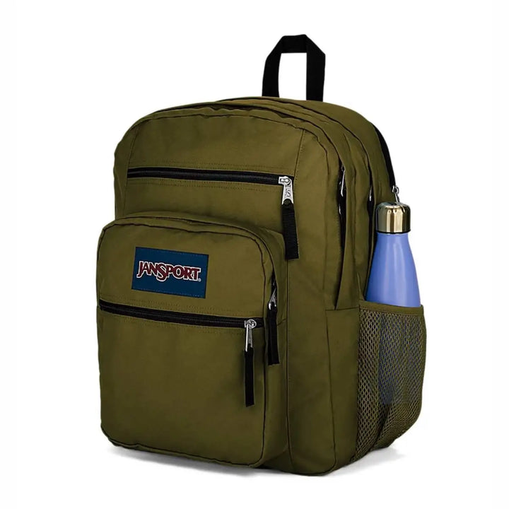 Jansport Big Student Army Green תיק גב ג'נספורט ללפטופ 15"