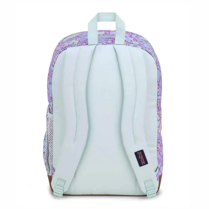 Jansport Cool Student תיק גב ג'נספורט ללפטופ סגול לילך פרחוני