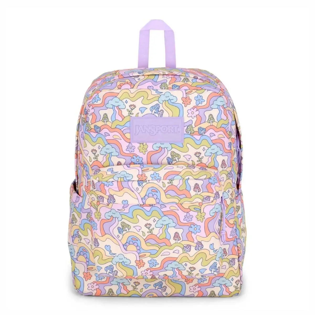 Jansport Superbreak Plus תיק גב ג'נספורט ללפטופ צבעוני