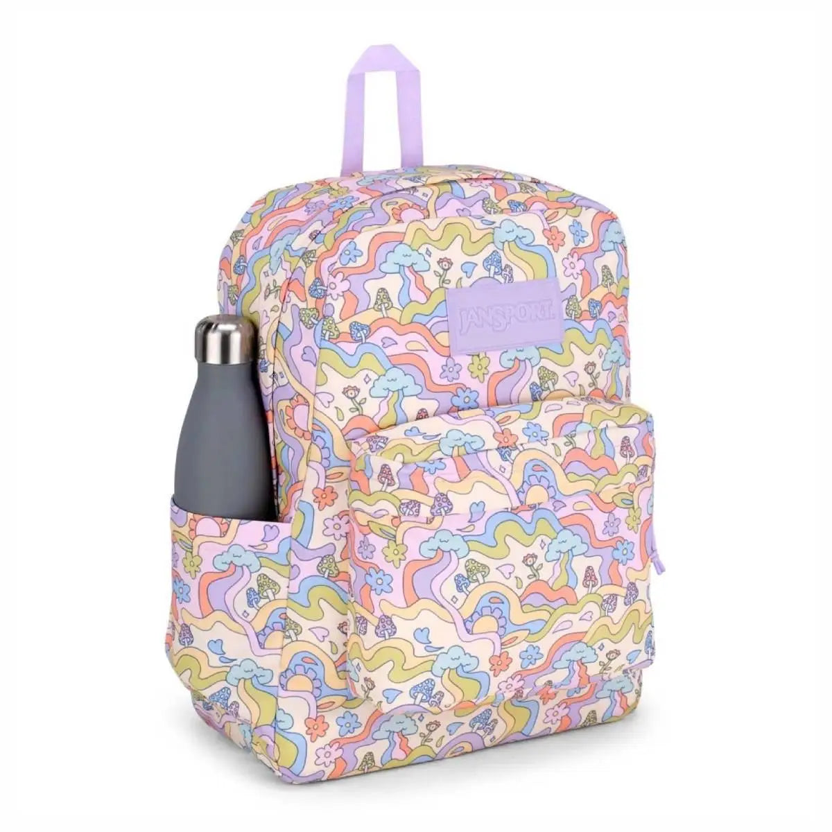 Jansport Superbreak Plus תיק גב ג'נספורט ללפטופ צבעוני