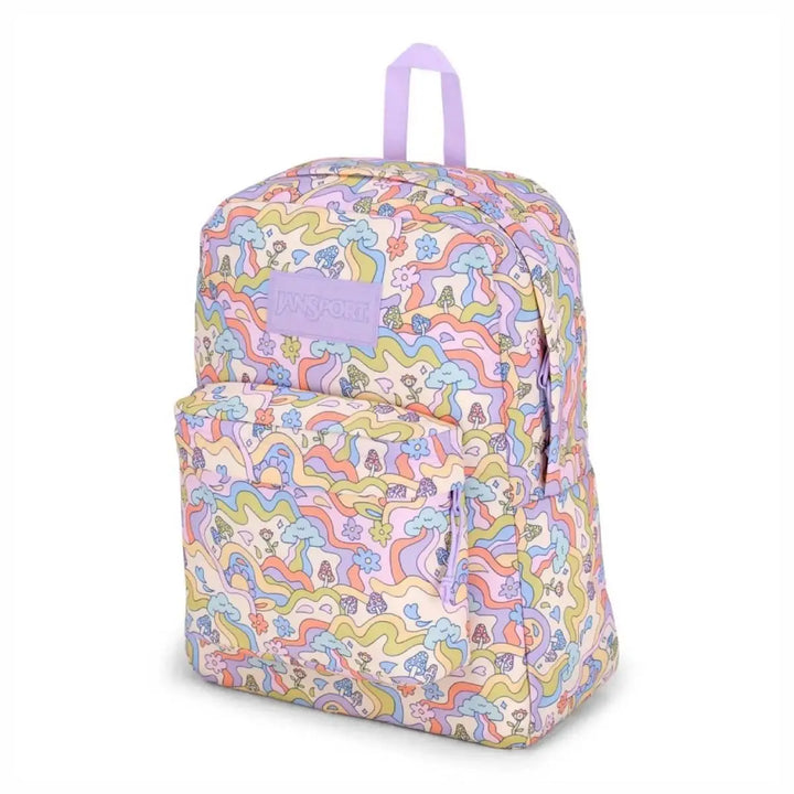 Jansport Superbreak Plus תיק גב ג'נספורט ללפטופ צבעוני