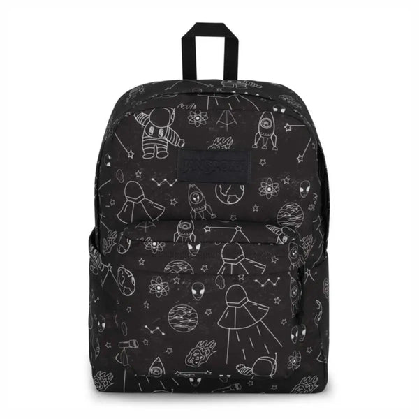 Jansport Superbreak Plus תיק גב ג'נספורט ללפטופ שחור חלל