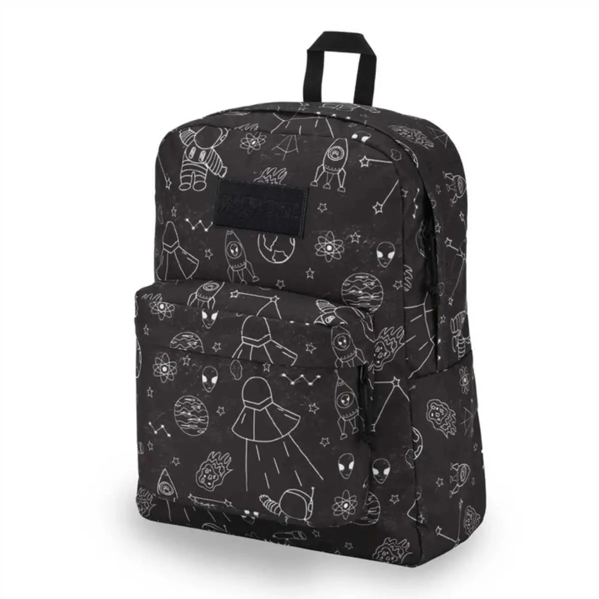 Jansport Superbreak Plus תיק גב ג'נספורט ללפטופ שחור חלל