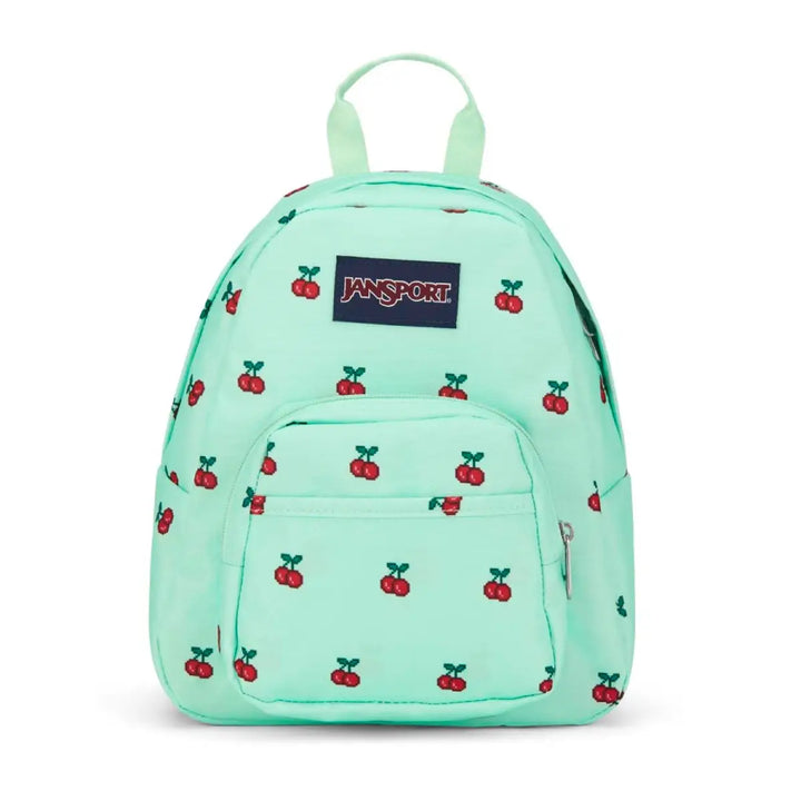 Jansport Half Pint תיק גב קטן ירוק דובדבנים