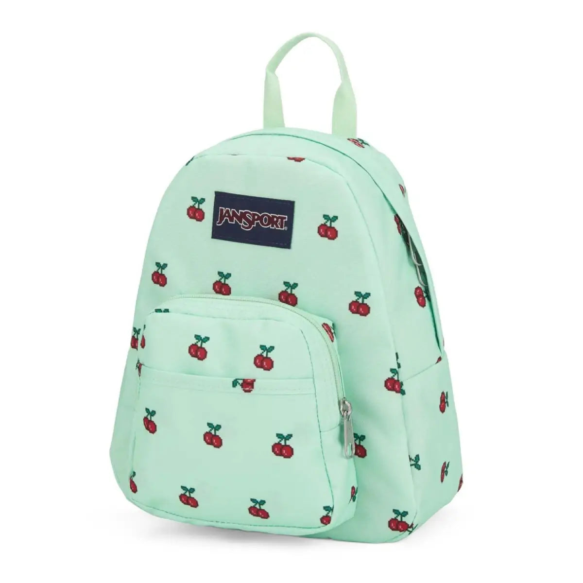 Jansport Half Pint תיק גב קטן ירוק דובדבנים