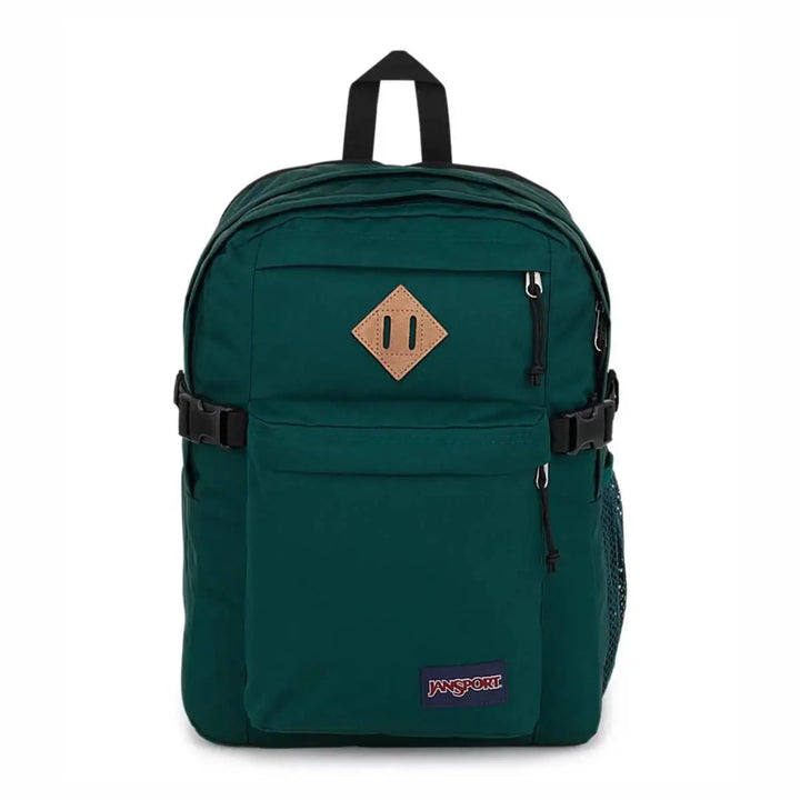 Jansport Main Campus תיק גב ג'נספורט ללפטופ ירוק כהה