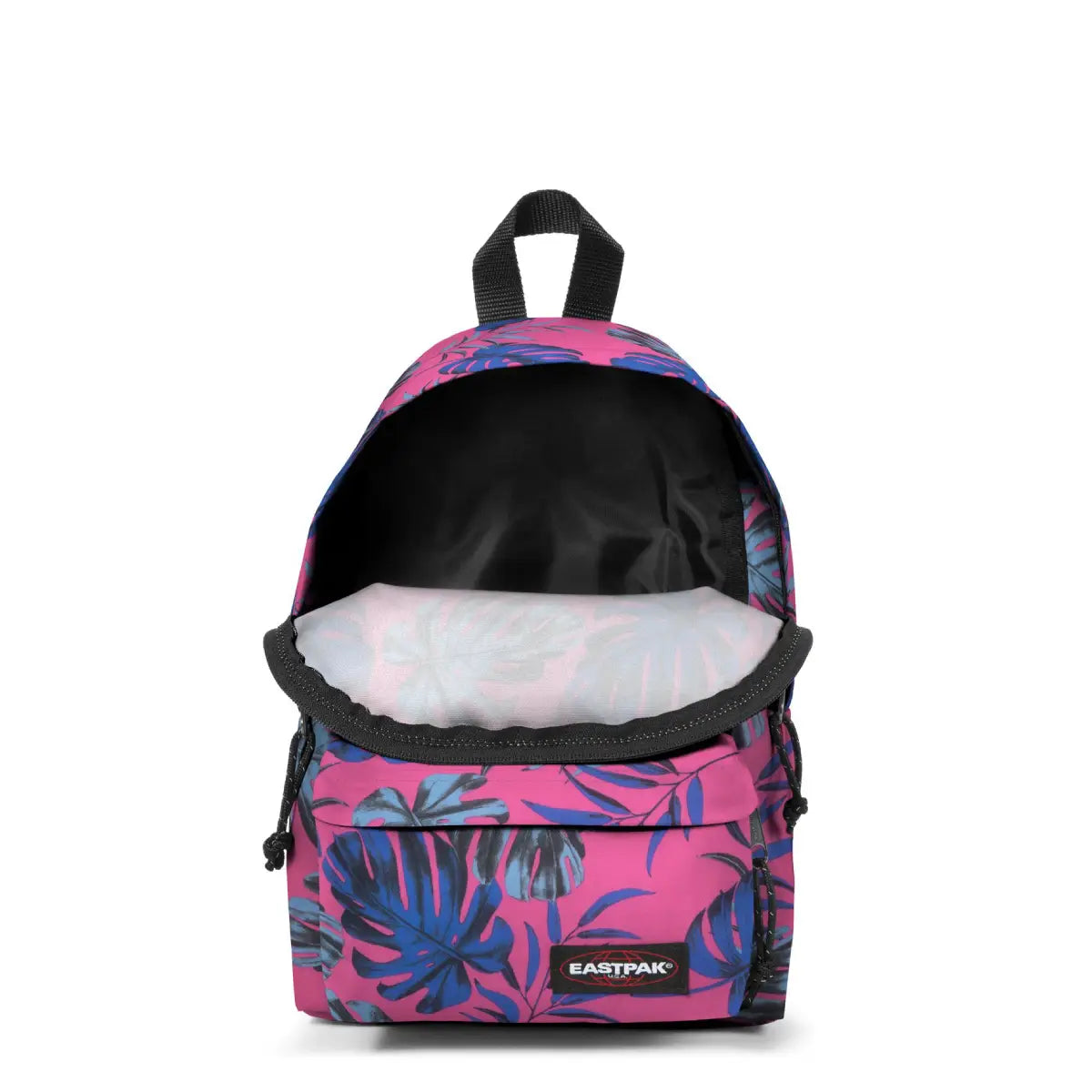 Eastpak Orbit Brize Monstera Pink תיק גב איסטפק קטן הדפס עלים