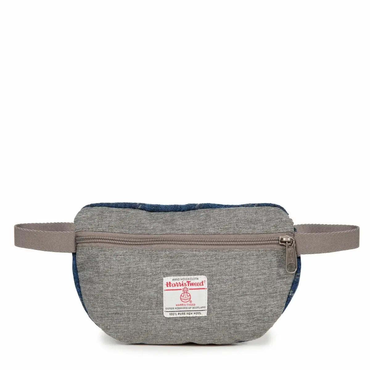 Eastpak Springer Harris Tweed Square Blue פאוץ' איסטפק מצמר כחול