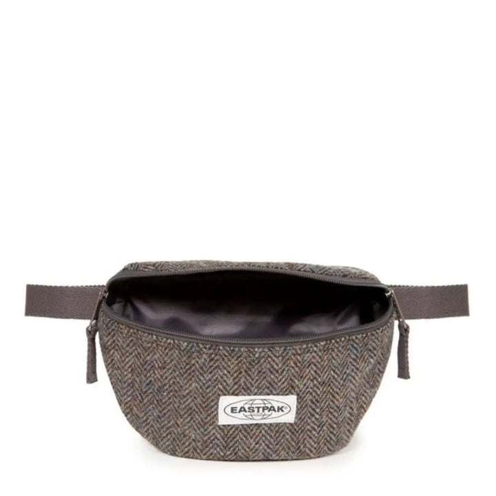 Eastpak Springer Harris Tweed Herringbone S פאוץ' איסטפק מצמר חום