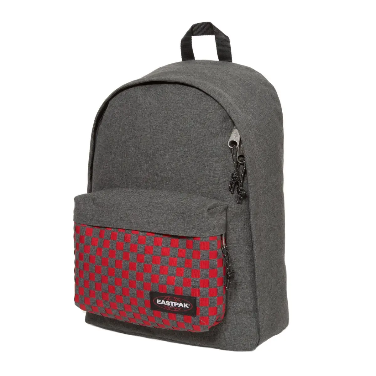 Eastpak Out of Office Red Weave תיק גב איסטפק אפור למחשב נייד