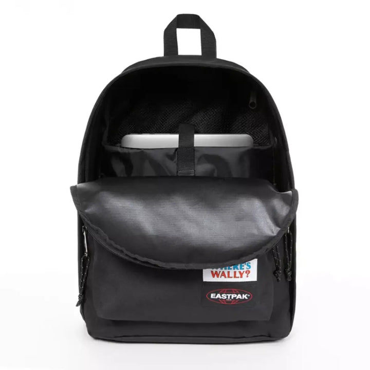 Eastpak Out of Office Wally Silk Black תיק גב איסטפק שחור איפה וולי למחשב נייד