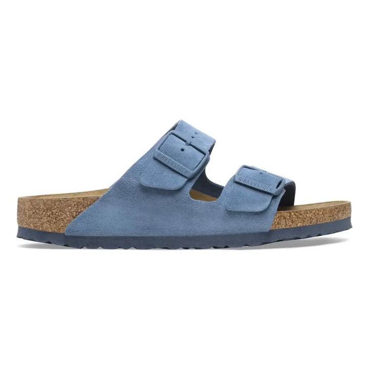 Birkenstock Arizona BS כפכפי בירקנשטוק לאישה זמש כחול