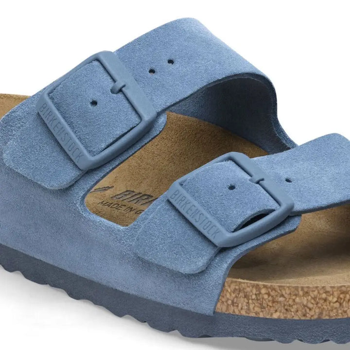 Birkenstock Arizona BS כפכפי בירקנשטוק לאישה זמש כחול