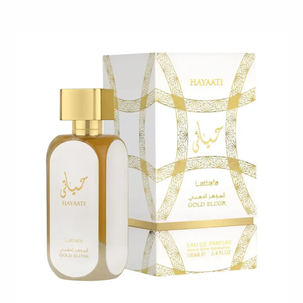 Lattafa Hayaati Gold Elixir EDP 100ml בושם יוניסקס