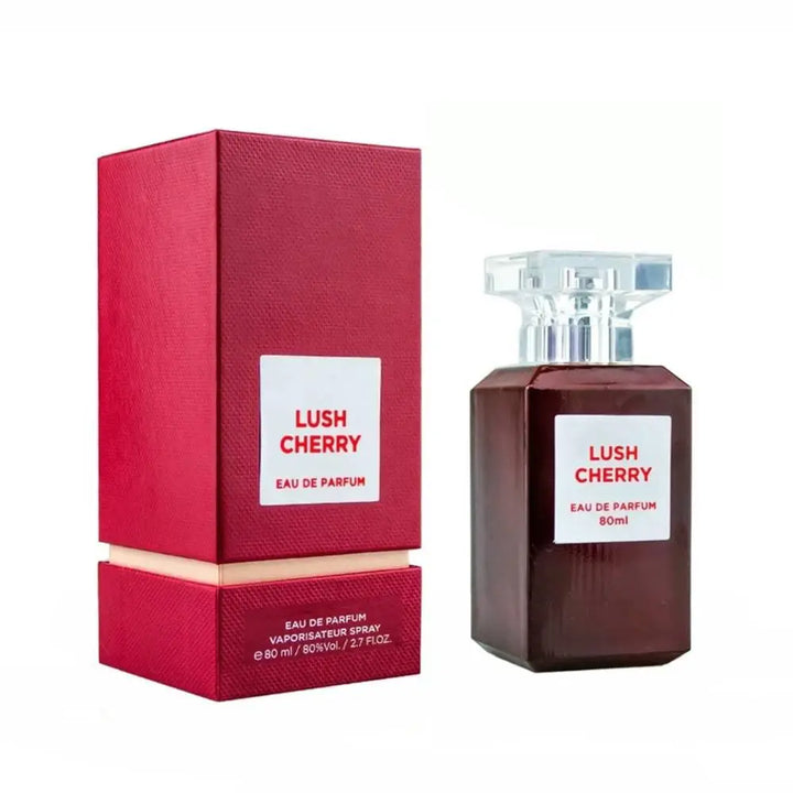 Fragrance World Lush Cherry EDP 80ml בושם יוניסקס