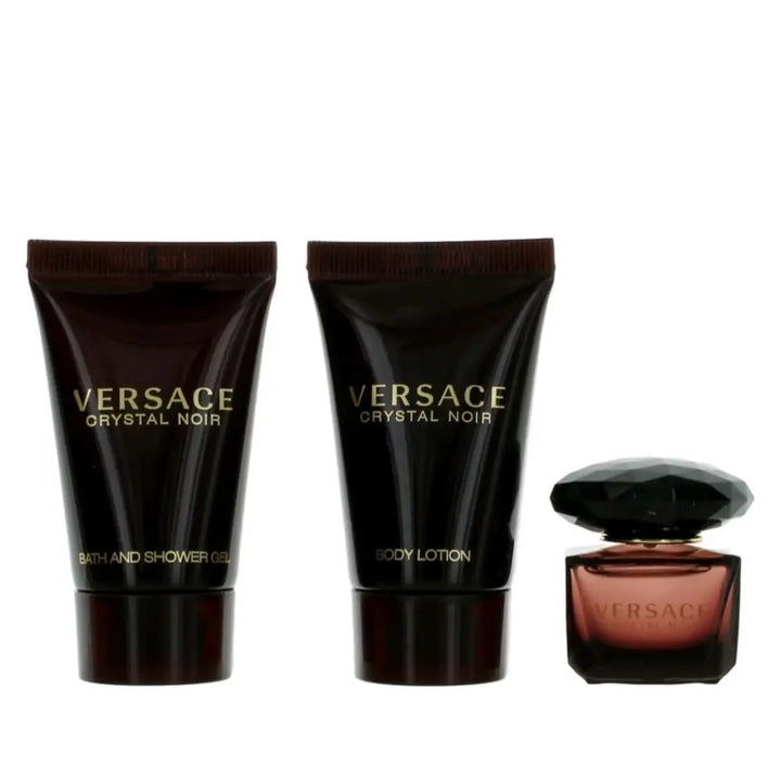 Versace Crystal Noir Mini Set מארז נסיעות