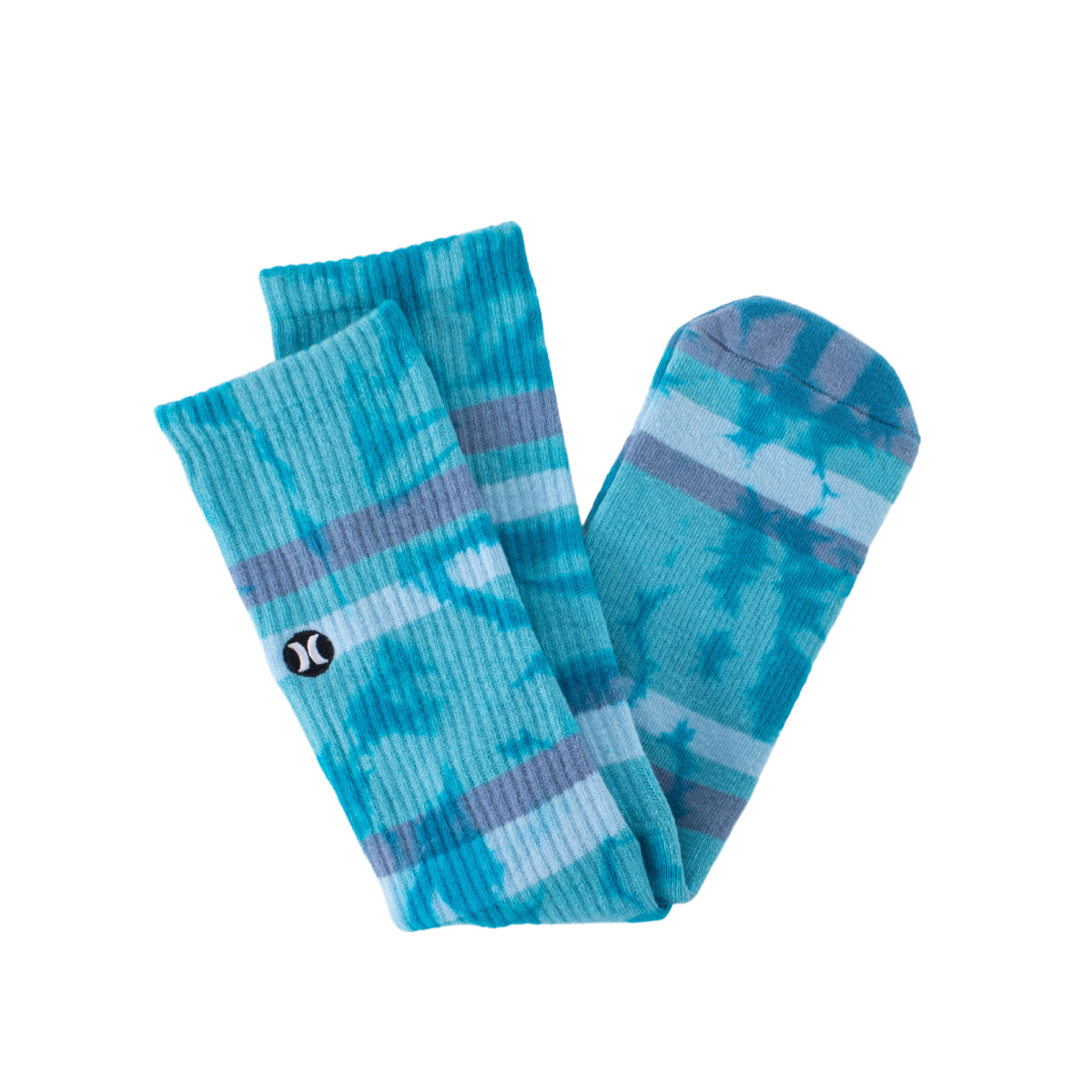 Hurley H2O Dri Tie Dye Blue זוג גרבי הארלי כחול טאי-דאי