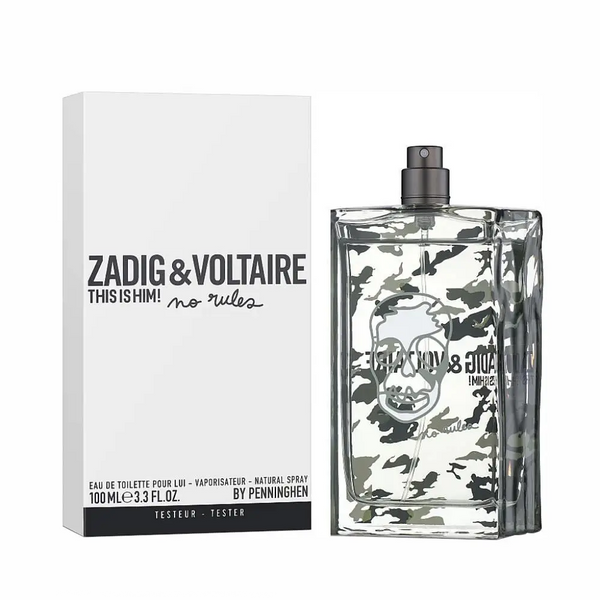 Zadig & Voltaire This Is Him No Rules EDT 100ml בושם טסטר לגבר