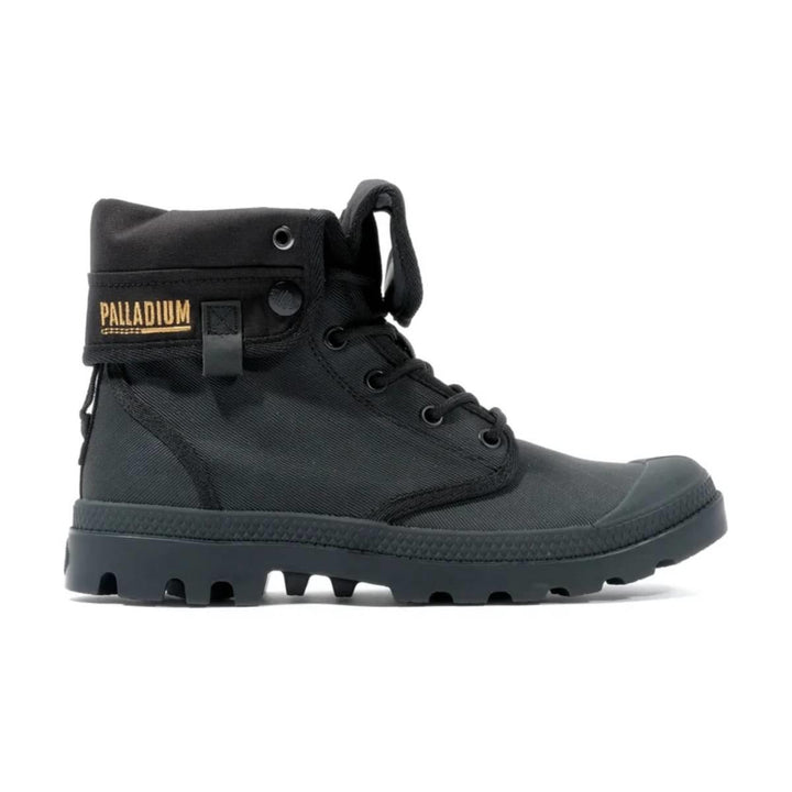 Palladium Baggy Coated Black נעלי פלדיום שחורות עם קיפול לגבר