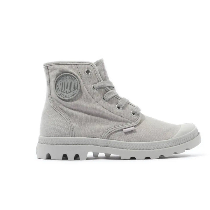 Palladium Pampa Hi Flint Grey נעלי פלדיום אפור בהיר לאישה