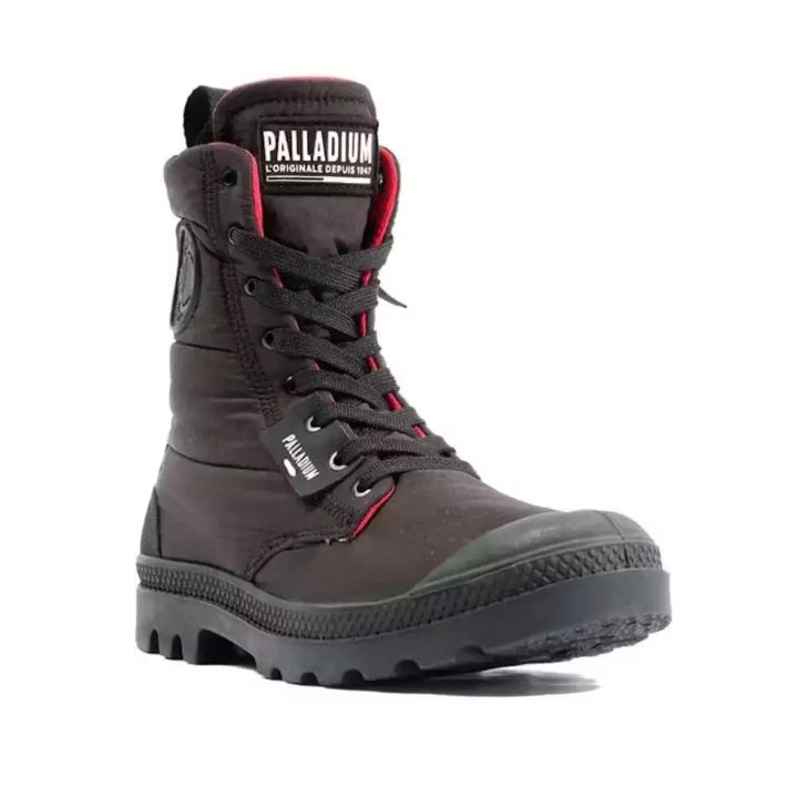 Palladium Pampa Hi Overcush נעלי פלדיום שחורות לאישה