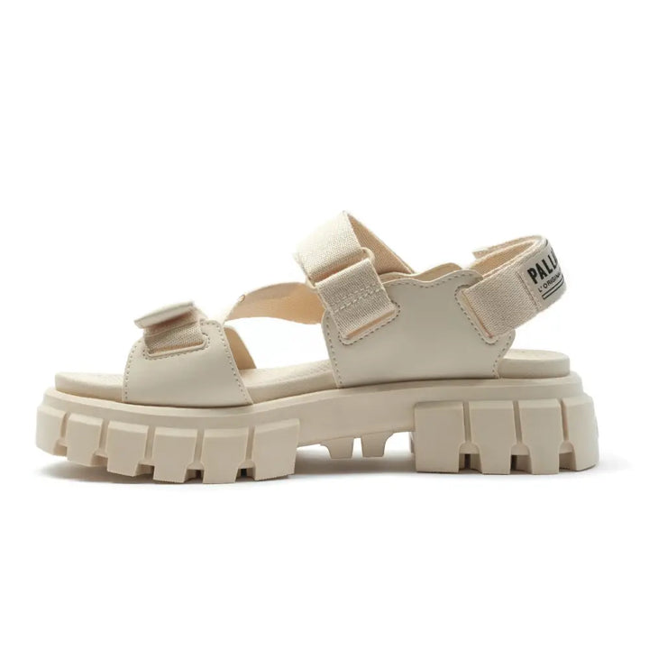 Palladium Revolt Sandal Mono סנדלי פלטפורמה לאישה צבע בז'