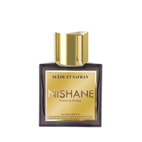 Nishane Suede Et Safran Extrait De Parfum 50ml בושם טסטר יוניסקס