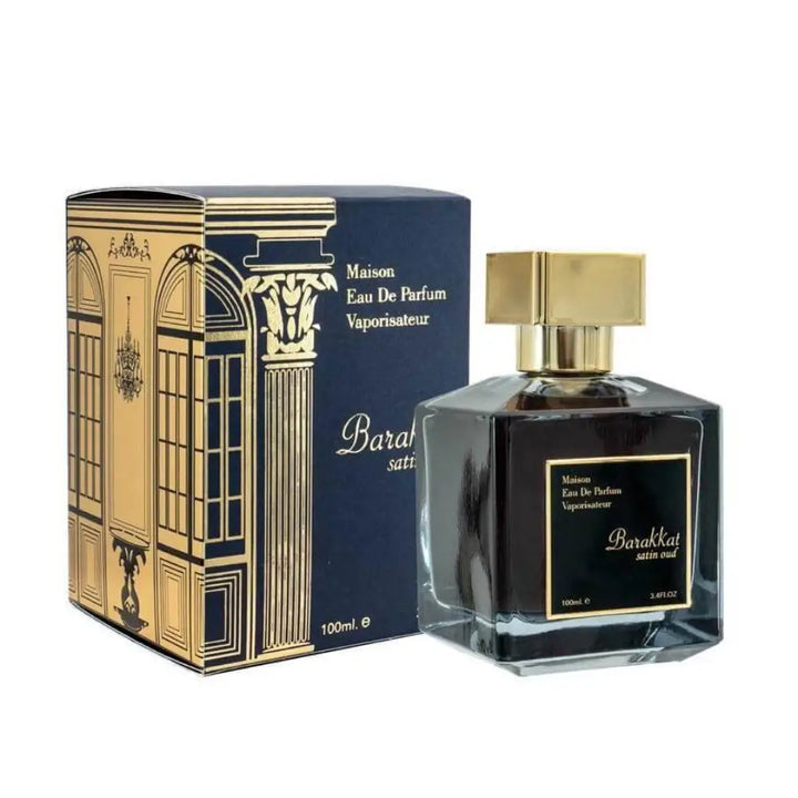 Fragrance World Barakkat Satin Oud EDP 100ml בושם יוניסקס