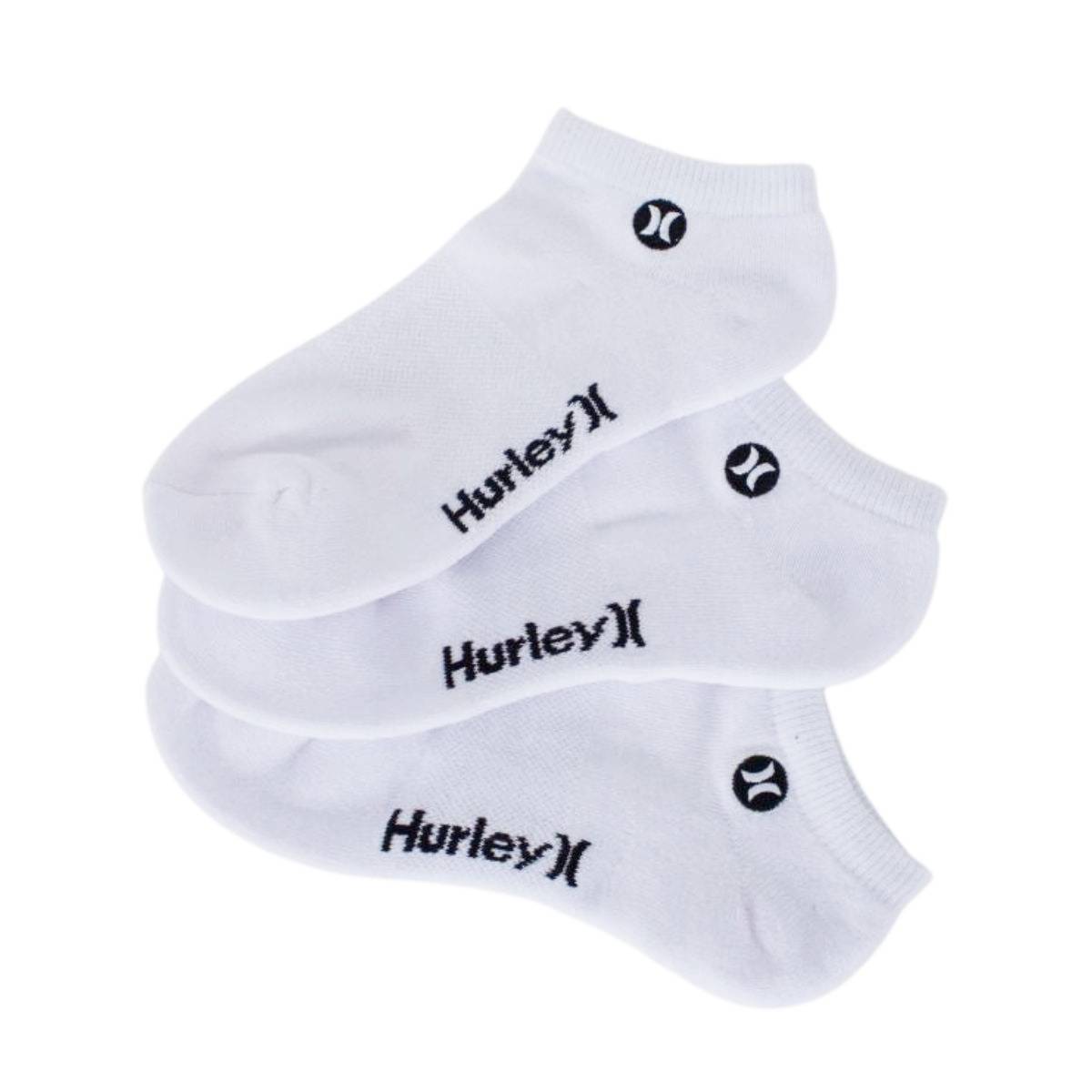 Hurley H2O Dri Low Cut מארז גרבי הארלי לבנות לגברים