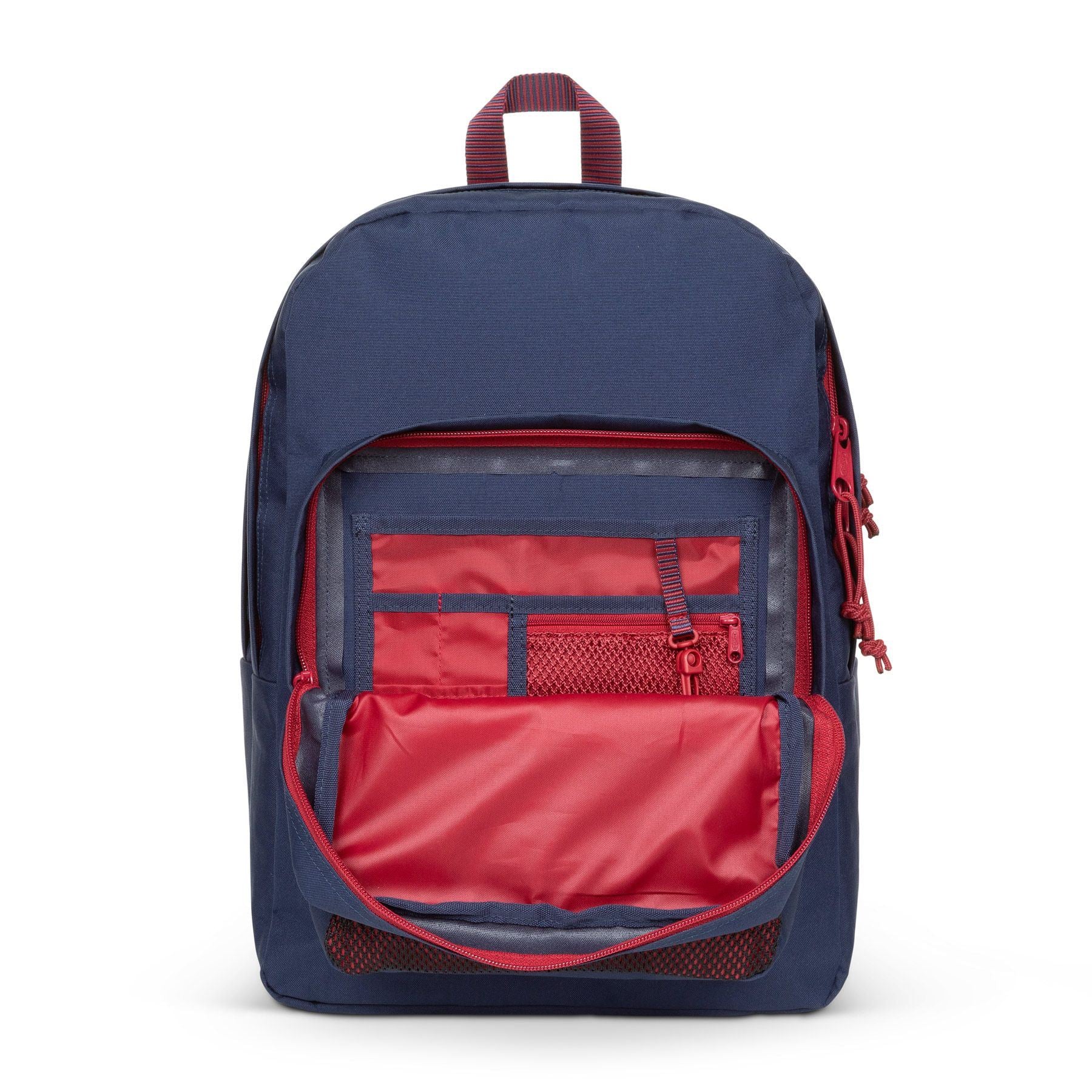 Eastpak Pinnacle Kontrast Stripe Navy תיק גב איסטפק כחול אדום