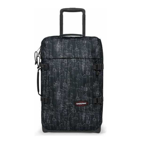 Eastpak Tranverz S מזוודה קטנה בניינים שחור