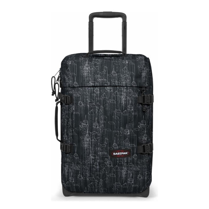 Eastpak Tranverz S מזוודה קטנה בניינים שחור